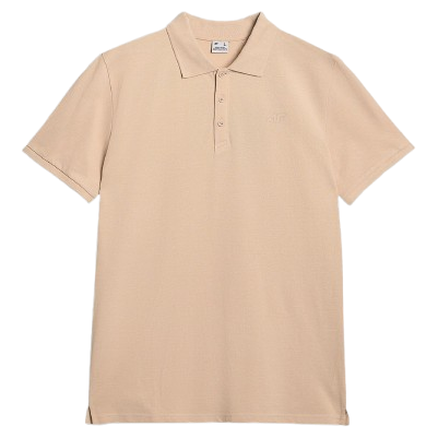 Pánske tričko 4F Polo Shirt M555 béžová BEIGE