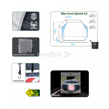 Krycia plachta Brunner Bike Cover Special 2/3