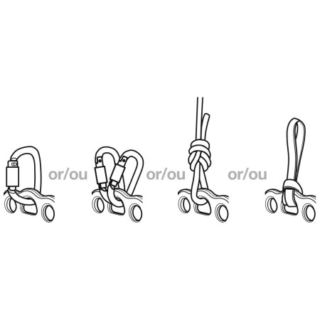 Istiaca pomôcka Petzl PAW S kotvící deska