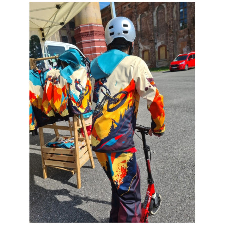 Detská softshellová bunda WAMU Mountain Bike