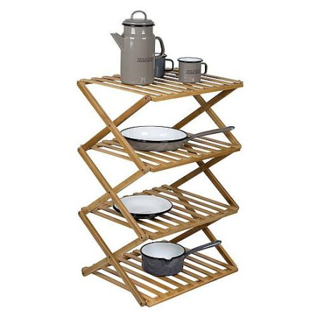 Police Bo-Camp UO Bamboo foldable storage rack Fitzroy