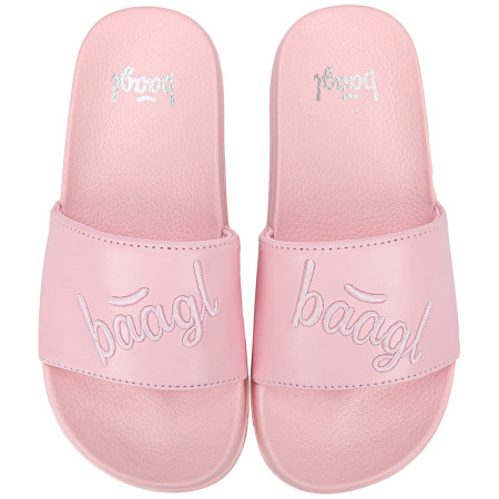 Detské papuče Baagl Logo Pink