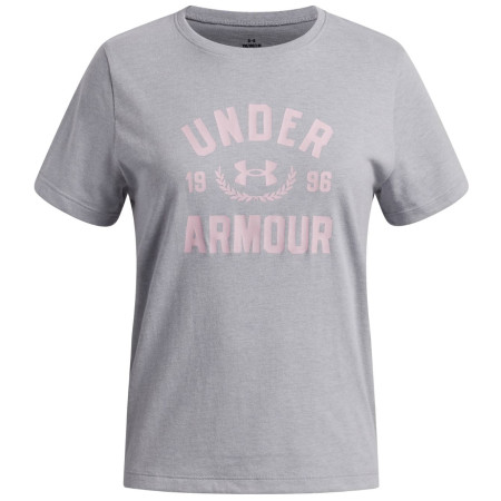 Detské funkčné tričko Under Armour UA G Varsity SS Mod Gray Light Heather