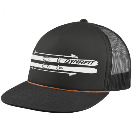 Šiltovka Dynafit Graphic Trucker Cap čierna/biela Black