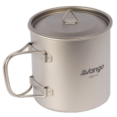 Hrnček Vango Titanium Single Walled 650ml Mug strieborná Titanium
