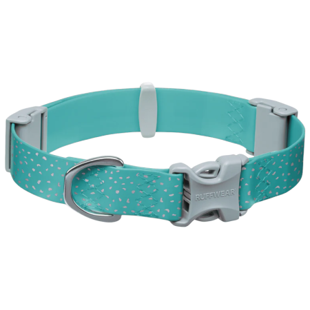 Obojok pre psa Ruffwear Confluence™ Collar modrá Aurora Teal