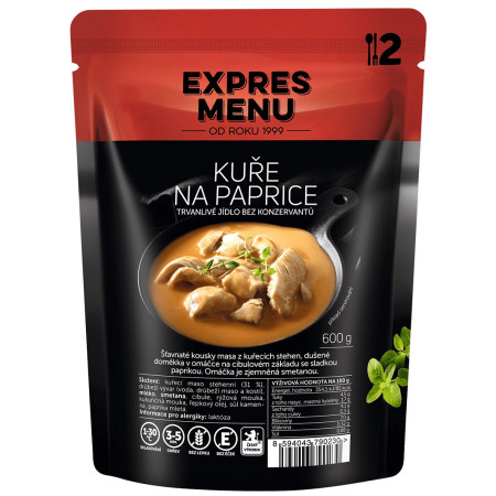 Jedlo Expres menu Kurča na paprike 600g