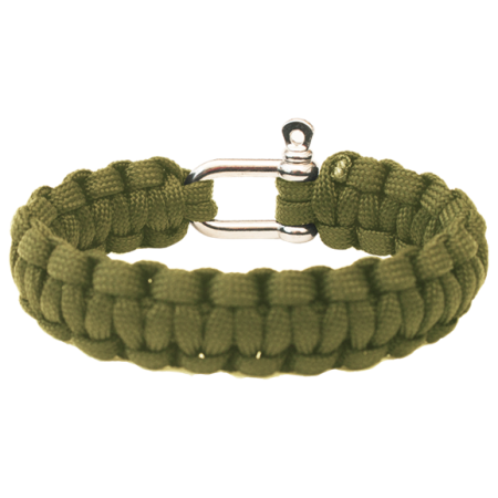 Náramok Yate Paracord zelená
