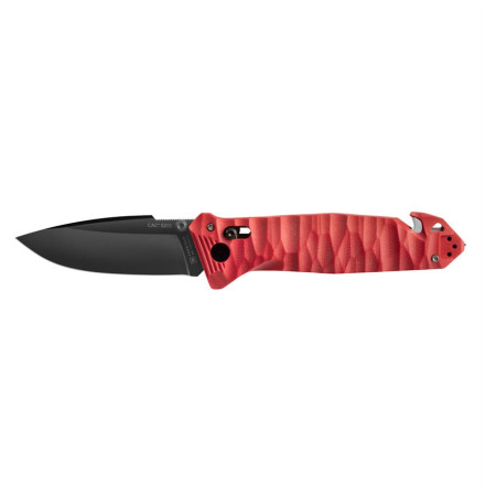 Zatvárací nôž TB OUTDOOR Cac S200 French Army Knife Textured G10 Smooth červená