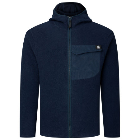 Pánska mikina Dare 2b Firn Hooded Borg Fleece tmavomodrá Navy