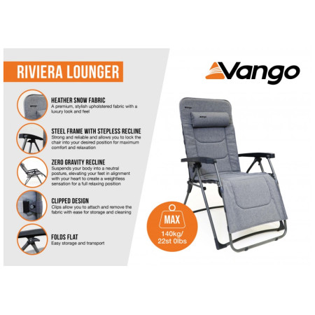 Stolička Vango Riviera Lounger