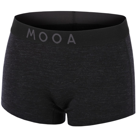 Dámske boxerky MOOA MerinoSilk 160 čierna black melange