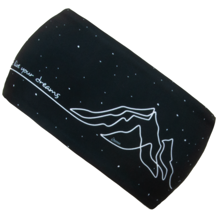 Dámska čelenka Drexiss Follow The Heart čierna