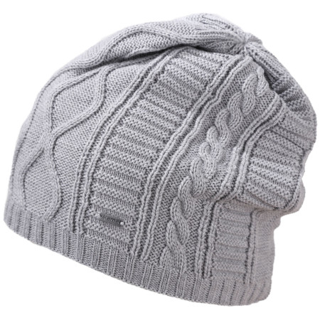 Pletená merino čiapka Kama A150 sivá Grey