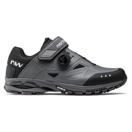 Pánske cyklistické tretry Northwave Spider Plus 3 sivá/čierna Dark grey