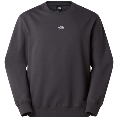 Mikina The North Face U Essential Light Relaxed Crew čierna ANTHRACITE GREY