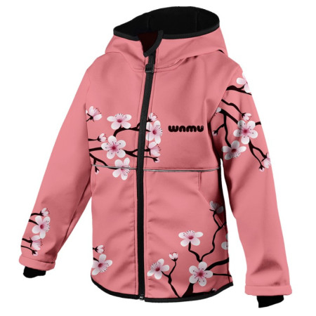 Detská softshellová bunda WAMU Pink ružová PINK