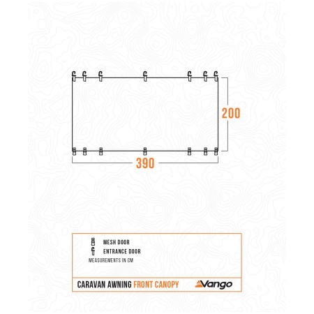 Stan ku karavanu Vango Caravan Awning Front Canopy