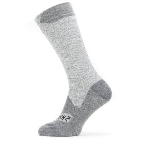 Nepremokavé ponožky SealSkinz Raynham svetlosivá Grey/Grey Marl