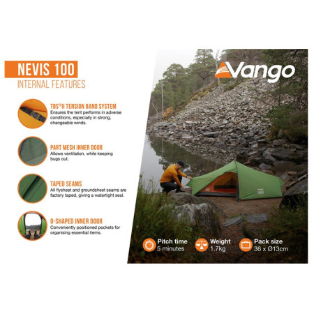 Turistický stan Vango Nevis 100