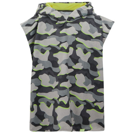 Detské pončo Regatta Kids Towel Robe DrkStrmCamo sivá DrkStrmCamo
