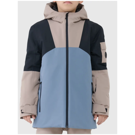 Detská bunda 4F Technical jacket M0837 hnedá LIGHT BROWN