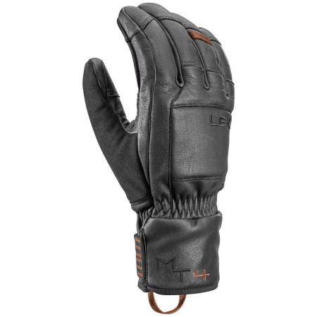 Lyžiarske rukavice Leki Montera Prime čierna/hnedá black-dark brown