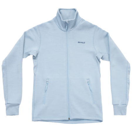 Dámska funkčná mikina Devold Thermo Wool Jkt Wmn svetlomodrá Dawn