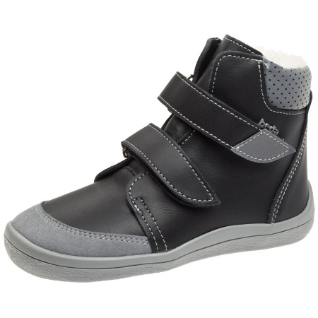 Detské barefoot topánky Beda Luc Black čierna Black