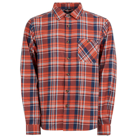 Pánska košeľa Fundango Harris Shirt červená blood