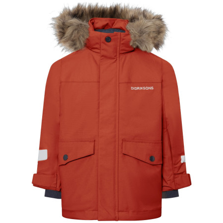 Detská zimná bunda Didriksons Bjärven Kids Parka 5 Rust oranžová Rust
