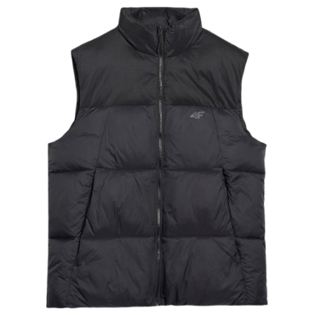 Pánska vesta 4F Vest Jacket M229 čierna DEEP BLACK