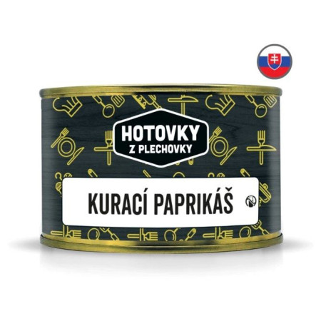 Hlavné jedlo Hotovky z plechovky Kura na paprike 400g