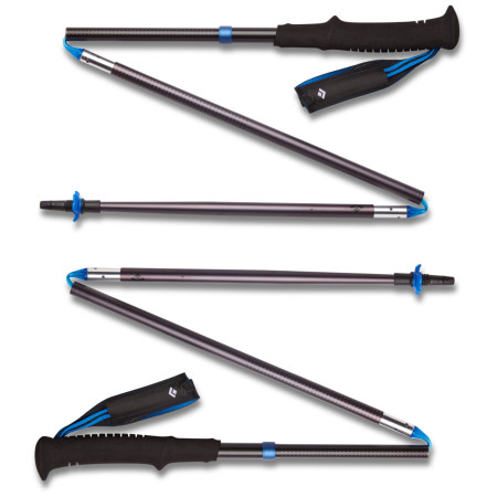 Trekové palice Black Diamond Distance Z Poles čierna/modrá Pewter