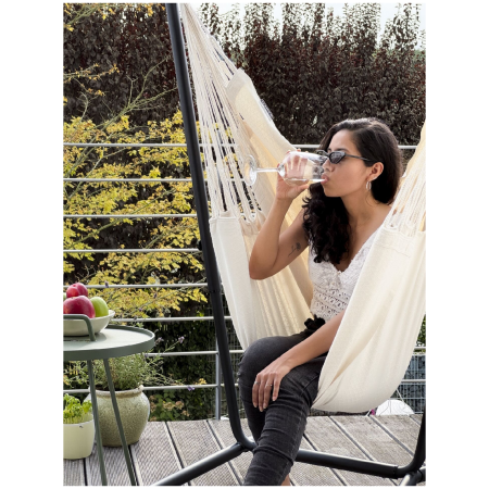 Hojdacia sedačka so stojanom La Siesta Fiji set Organic Comfort
