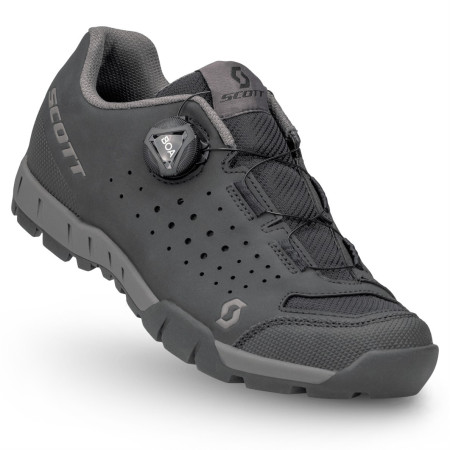 Dámske cyklistické tretry Scott Shoe W's Sport Trail Evo Boa čierna matt black/anthracit