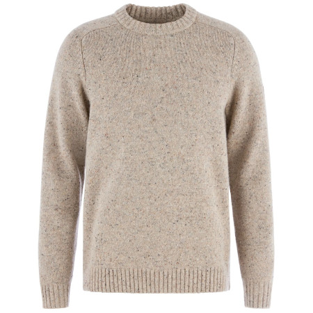 Pánsky sveter Fjällräven Övik Neps Knit Sweater M béžová Grey