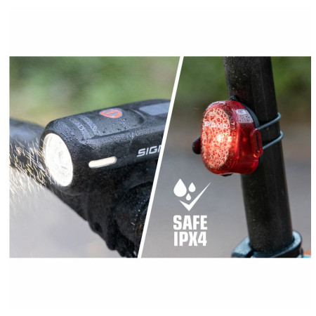 Predné/zadné svetlo Sigma Aura 45 USB + Nugget II.