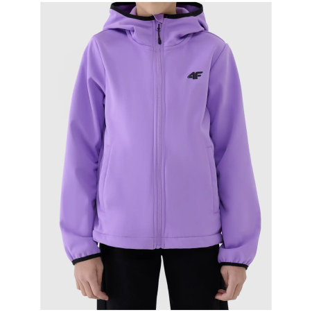 Detská bunda 4F Softshell jacket F373 fialová VIOLET