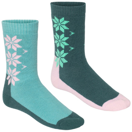 Sada ponožiek Kari Traa Kt Wool Sock 2 Pk tmavozelená Peacock