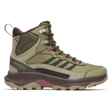Dámske turistické topánky Merrell Speed Strike 2 Thermo Mid Wp svetlozelená olivine