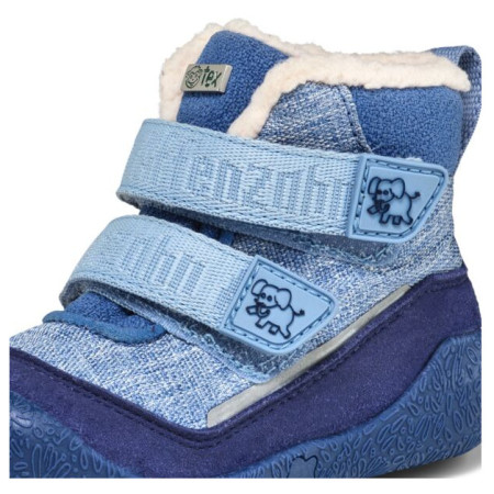 Detské zimné topánky Affenzahn Prewalker Midboot Vegan Snuggy Elephant