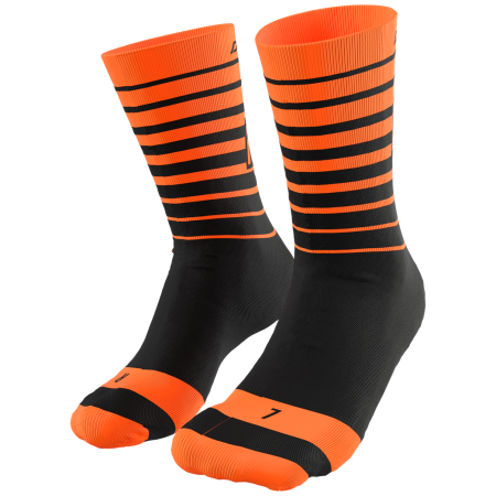 Cyklistické ponožky Dynafit Live To Ride Socks oranžová 4561 shocking orange