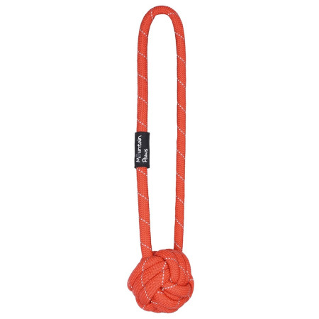 Hračka pre psa Mountain Paws Ball Chew Rope Dog Toy oranžová Orange