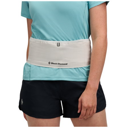 Bežecká ľadvinka Black Diamond Distance Run Belt sivá Alloy