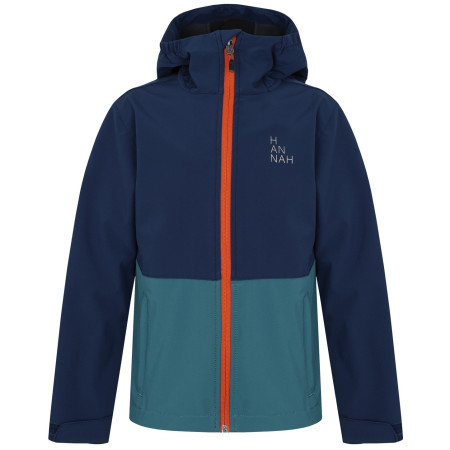 Detská softshellová bunda Hannah Wat Jr modrá insignia blue/hydro