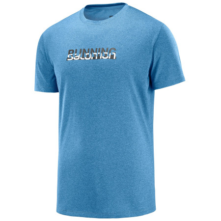 Pánske triko Salomon Agile Graphic Tee M-flint stone