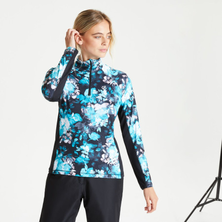 Dámska mikina Dare 2b Divulge Core Stretch svetlomodrá AzureBlueDispersedFloralPrint