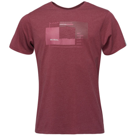 Pánske tričko Loap Bohem vínová Red