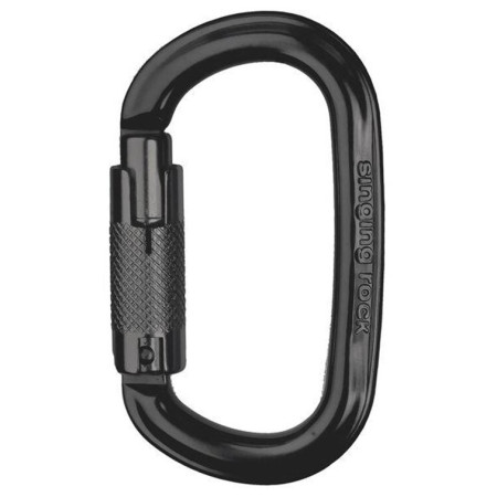 Karabína Singing Rock Ozone Twist Lock Black čierna Black
